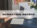 南宁黑客漫画素材下载网站（黑客动漫头像）
